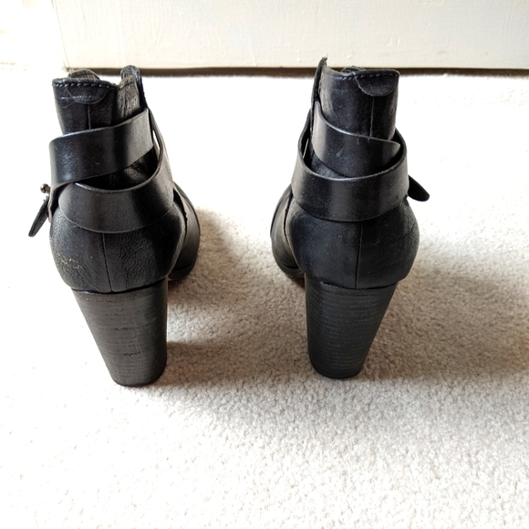 Rag & Bone black leather harrow boots size 8 - Picture 2 of 11